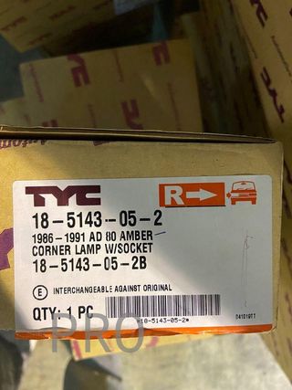 Audi 80 intermitente derch ref: 185143052