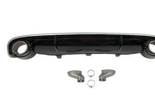 Difusor Trasero Audi A7 2011-2014 Look RS7 ABS