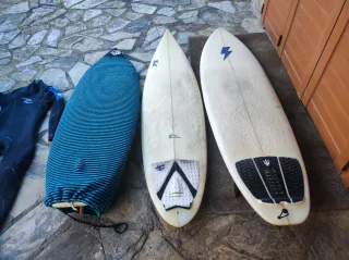 3 Tablas de Surf + Funda. Solo venta en persona