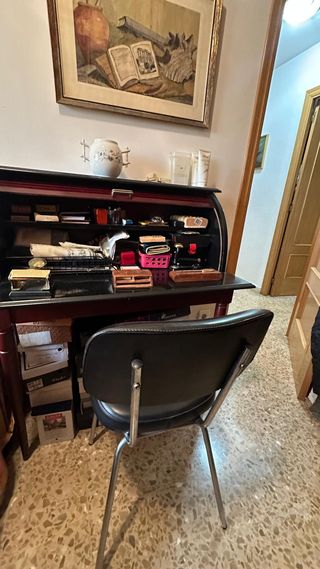 Escritorio vintage persiana y silla