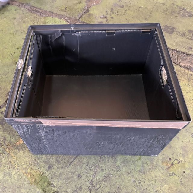 Lote 240 Cajas Bacs Negras 50x60x34,5 cm Usadas