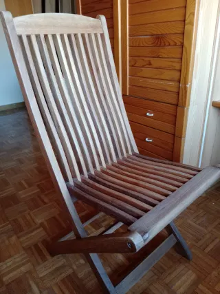 Sillas Plegables Madera de Teca.