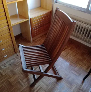 Sillas Plegables Madera de Teca.