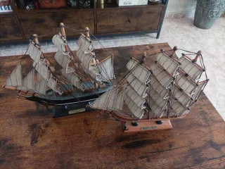 Maqueta de barco Cutty Sark y Maryflower