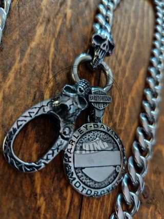 Catena Portafoglio Harley Davidson BS rotondo