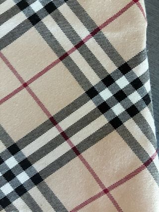 Falda Burberry Mini Check Beige