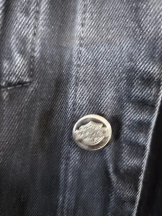 Giubbotto jeans uomo Harley Davidson nero