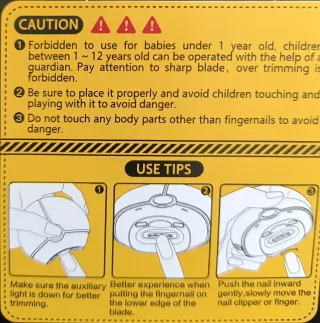 Cortauñas eléctrico Seemagic