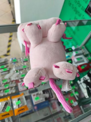 Peluche Minecraft Axolote Rosa 33cm