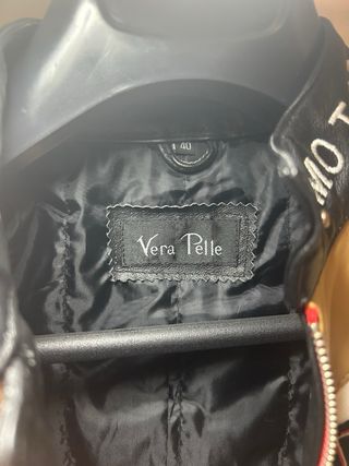 Giacca Pelle Vintage Motor Racing