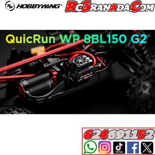 Variador Hobbywing Quicrun 8BL150 G2 150A 6S