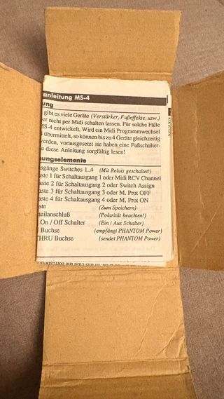 Nobels MS-4 MIDI Switcher