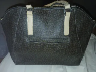 Bolso Guess Marrón y Rojo