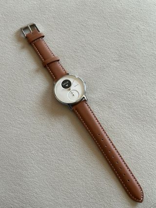 Nokia Withings HR Marrón/Plata Correa de piel