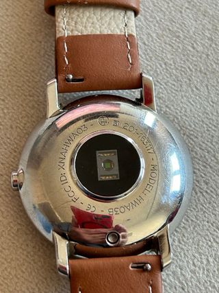 Nokia Withings HR Marrón/Plata Correa de piel