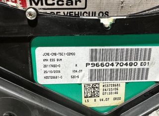 Cuadro instrumentos peugeot 9660470480 307 171702