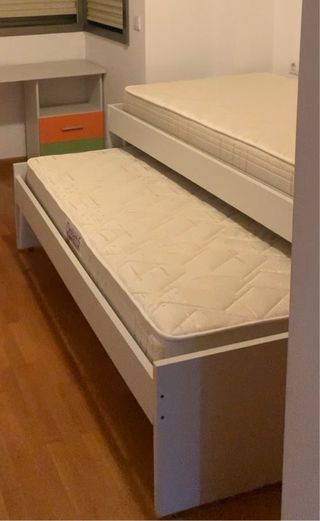 Cama Nido. 2 camas y 2 cajones