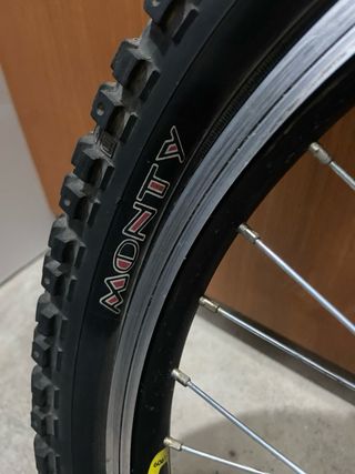 Llanta Delantera Monty Trial + Neumático