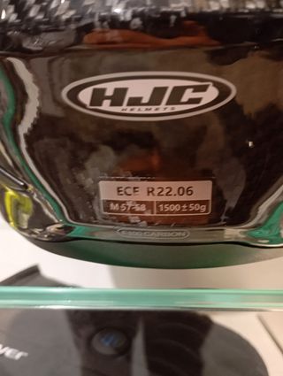 Casco moto HJC F100 Carbon Black