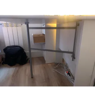 Mesa abatible extensible estrecha 18.5cm