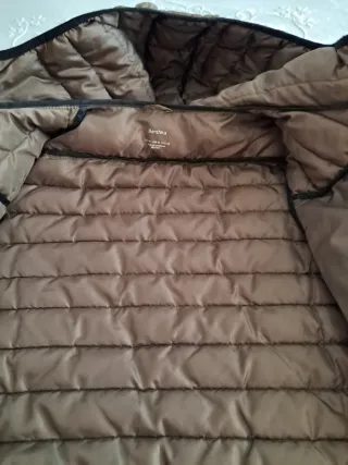 Piumino leggero uomo marrone