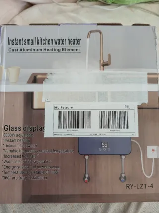 Calentador de agua eléctrico RY-LZT-4