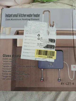 Calentador de agua eléctrico RY-LZT-4
