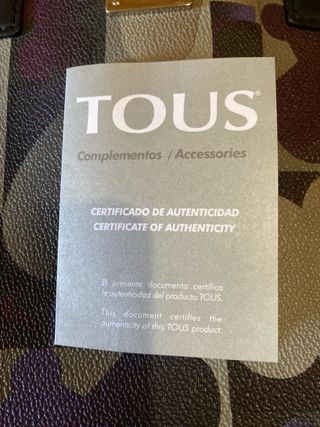 Bolso Tous estampado