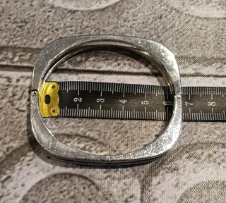 Pulsera Swarovski Negra y Plateada