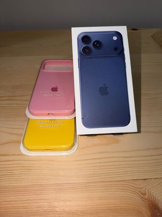 iPhone 17 Pro Max Fundas Rosa y Amarilla