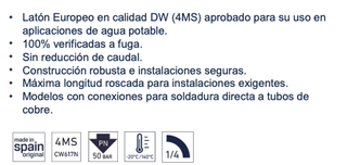 VÁLVULA ESFERA ARCO TAJO 2000