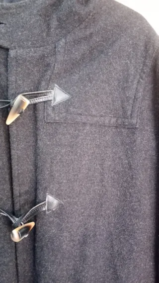 Trenca gris 80% lana