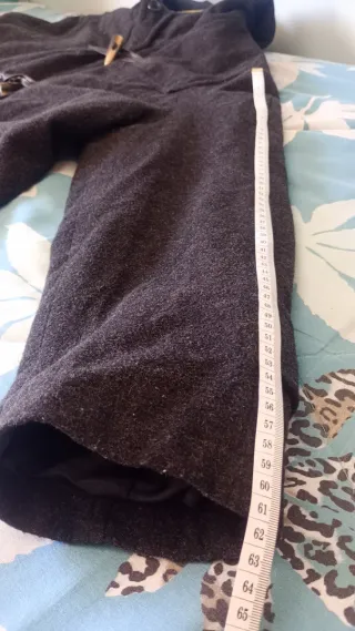 Trenca gris 80% lana