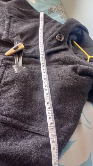 Trenca gris 80% lana