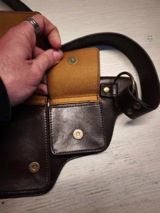 Marsupio vintage marrone