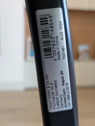 Silla de paseo Hauck Rapid 3R Negra