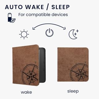 Custodia Kobo Libra 2 Marrone Bussola