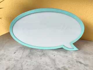 Speech Bubble Light Box Scrivibile