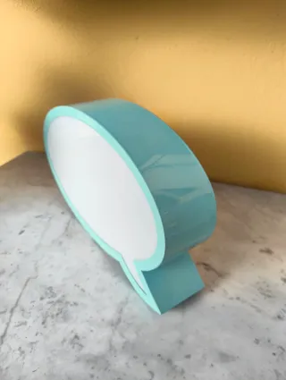 Speech Bubble Light Box Scrivibile