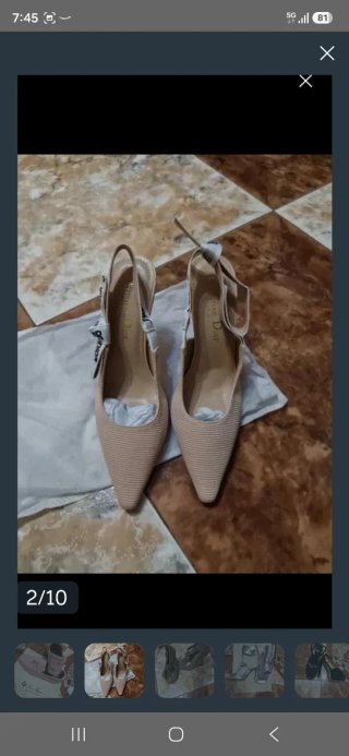 Sandalias doradas talla 37
