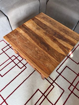 Mesa de centro rustica