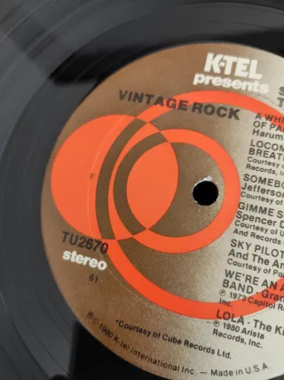 Vinilo LP Vintage Rock - Varios Artistas