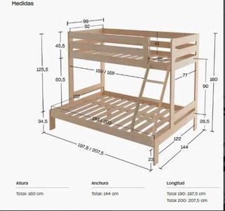 LITERA 3 PLAZAS FANTASY.