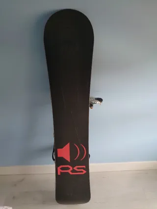 Tabla Snowboard con Fijaciones