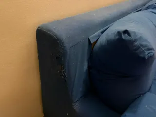 2 Sofás Azul 2 y 3 Plazas recoger en Bcn centro