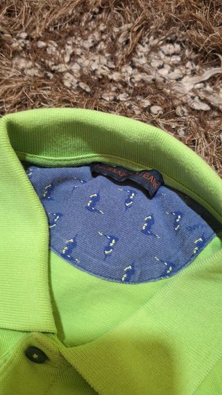 Polo Trussardi Jeans | Verde/lime | Vintage