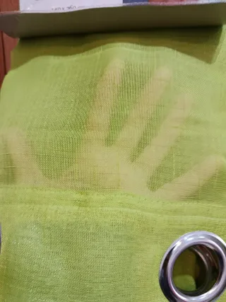 Lote 2 Cortinas Verdes 140x260cm