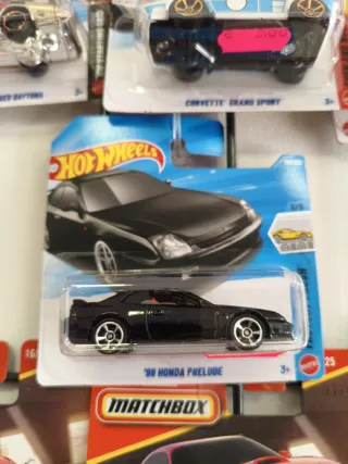 Hotwheels '98 Honda Prelude Negro