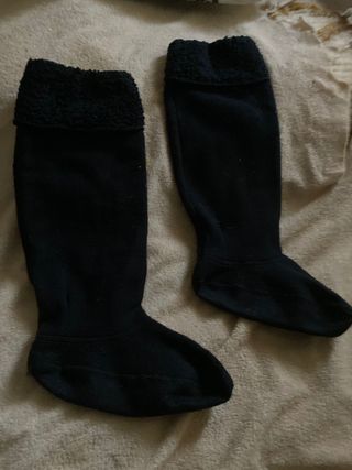 Calcetines calentadores negros talla única