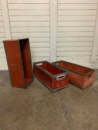 Caja industrial antigua de almacenamiento(50 unida